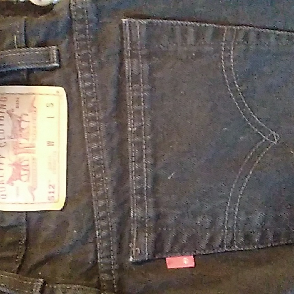 โ Vintage Black High Mom Leviโs 512 Denim NOS Sz 7/8 fits Best - Picture 6 of 13